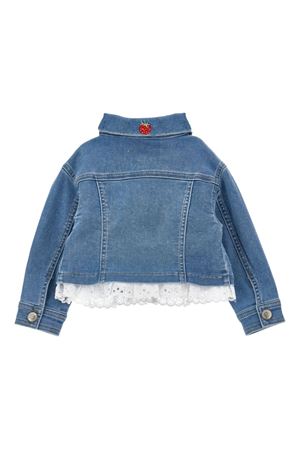giacca in denim blu MONNALISA KIDS | 39G104RU70170062